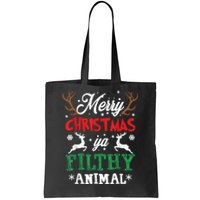 Merry Christmas Animal Filthy Ya Tote Bag