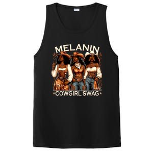 Melanin Cowgirls African Melanin Cowgirl Swag Black History PosiCharge Competitor Tank