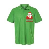 Merry Christmas Assholes Funny Santa Softstyle Adult Sport Polo