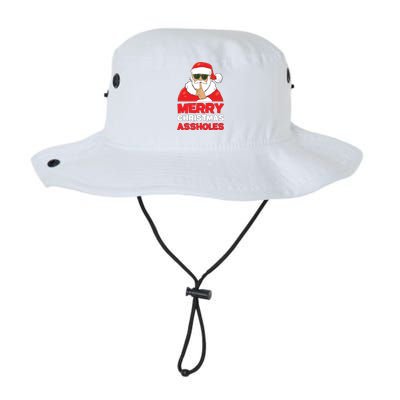 Merry Christmas Assholes Funny Santa Legacy Cool Fit Booney Bucket Hat