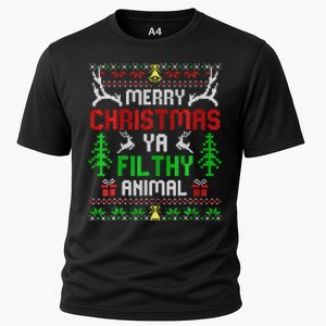 Merry Christmas Animal Filthy Ya  Cooling Performance Crew T-Shirt