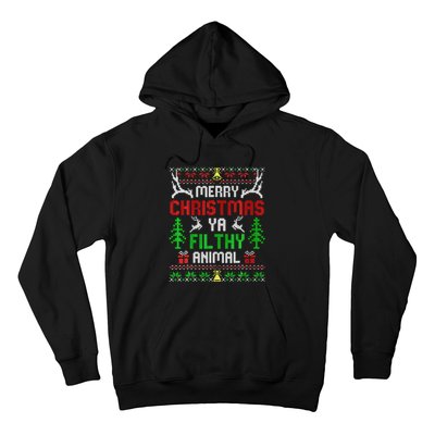 Merry Christmas Animal Filthy Ya  Hoodie