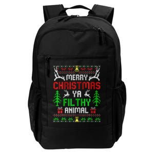 Merry Christmas Animal Filthy Ya  Daily Commute Backpack