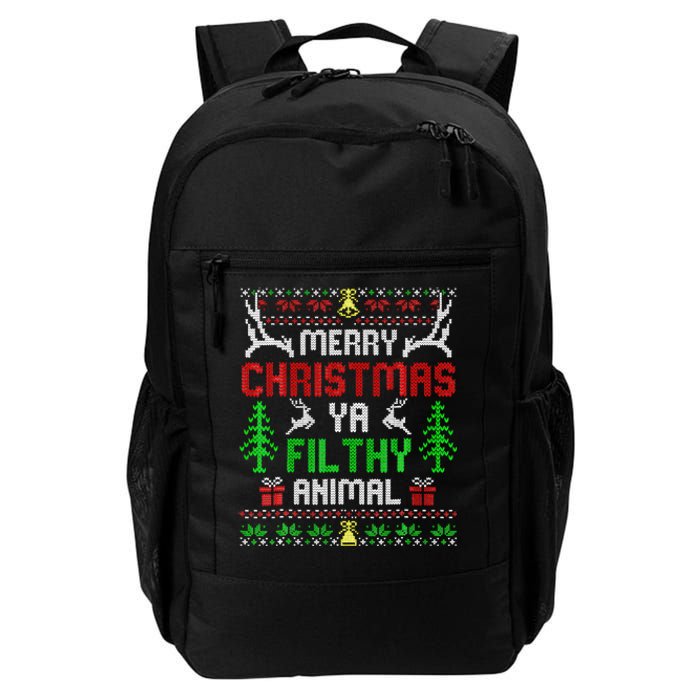 Merry Christmas Animal Filthy Ya  Daily Commute Backpack