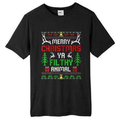 Merry Christmas Animal Filthy Ya  Tall Fusion ChromaSoft Performance T-Shirt