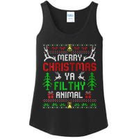 Merry Christmas Animal Filthy Ya  Ladies Essential Tank