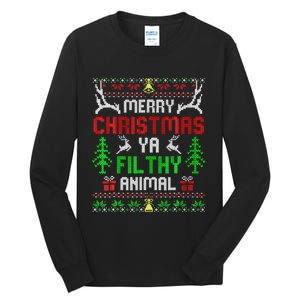 Merry Christmas Animal Filthy Ya  Tall Long Sleeve T-Shirt