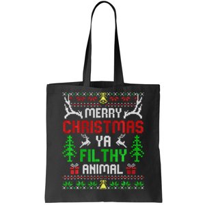 Merry Christmas Animal Filthy Ya  Tote Bag