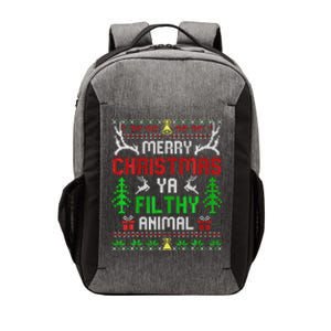 Merry Christmas Animal Filthy Ya  Vector Backpack