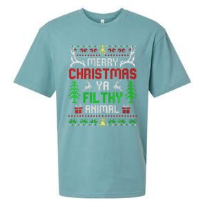 Merry Christmas Animal Filthy Ya  Sueded Cloud Jersey T-Shirt