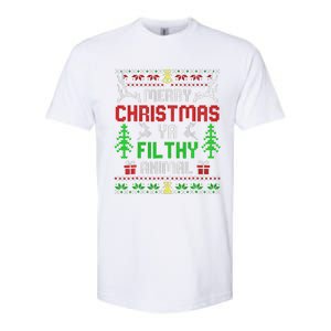 Merry Christmas Animal Filthy Ya  Softstyle CVC T-Shirt