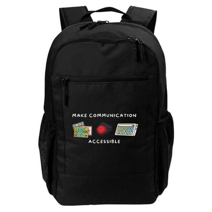 Make Communication Accessible Speech Pathologist Aac Daily Commute Backpack