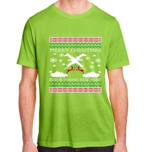 Merry Christmasugly Army Gun Christmas Funny Gift Adult ChromaSoft Performance T-Shirt