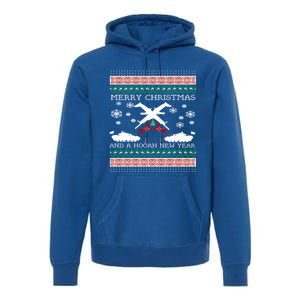 Merry Christmasugly Army Gun Christmas Funny Gift Premium Hoodie