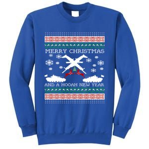 Merry Christmasugly Army Gun Christmas Funny Gift Tall Sweatshirt