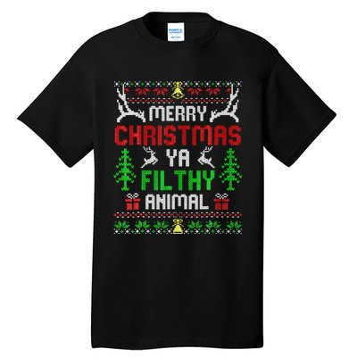 Merry Christmas Animal Filthy Ya  Tall T-Shirt