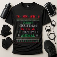 Merry Christmas Animal Filthy Ya Xmas Pajama Family Matching  Performance Shirt