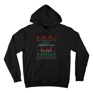 Merry Christmas Animal Filthy Ya Xmas Pajama Family Matching  Hoodie