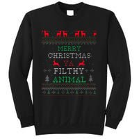 Merry Christmas Animal Filthy Ya Xmas Pajama Family Matching  Sweatshirt