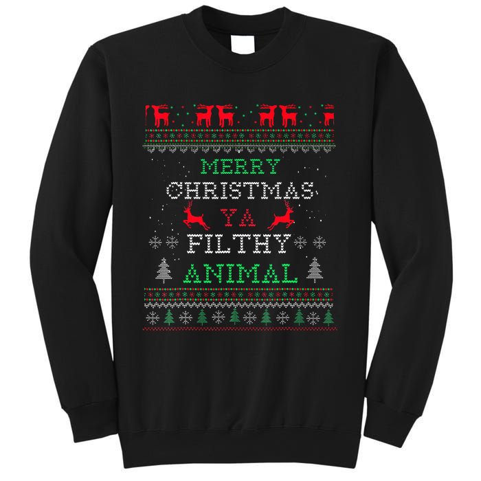 Merry Christmas Animal Filthy Ya Xmas Pajama Family Matching  Sweatshirt