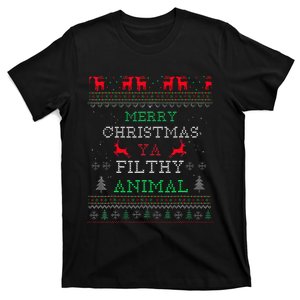 Merry Christmas Animal Filthy Ya Xmas Pajama Family Matching  T-Shirt