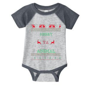 Merry Christmas Animal Filthy Ya Xmas Pajama Family Matching  Infant Baby Jersey Bodysuit