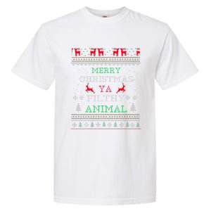 Merry Christmas Animal Filthy Ya Xmas Pajama Family Matching  Garment-Dyed Heavyweight T-Shirt