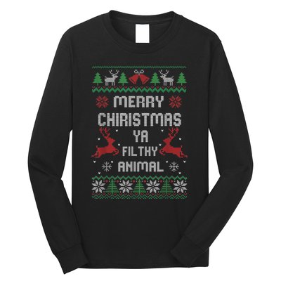 Merry Christmas Animal Filthy Ya Long Sleeve Shirt