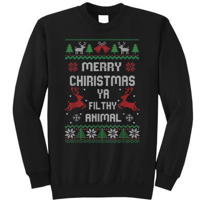 Merry Christmas Animal Filthy Ya Sweatshirt