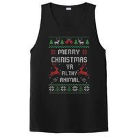 Merry Christmas Animal Filthy Ya PosiCharge Competitor Tank