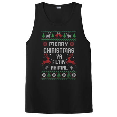 Merry Christmas Animal Filthy Ya PosiCharge Competitor Tank