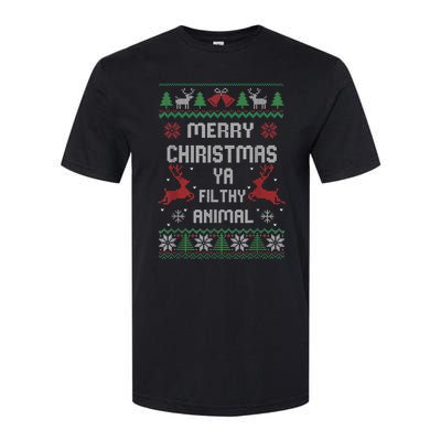 Merry Christmas Animal Filthy Ya Softstyle CVC T-Shirt