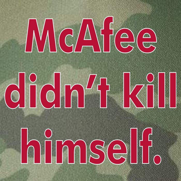 McAfee Didn't Kill Himself Legacy Tie Dye Trucker Hat