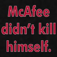 McAfee Didn't Kill Himself Ladies PosiCharge Tri-Blend Wicking Tank