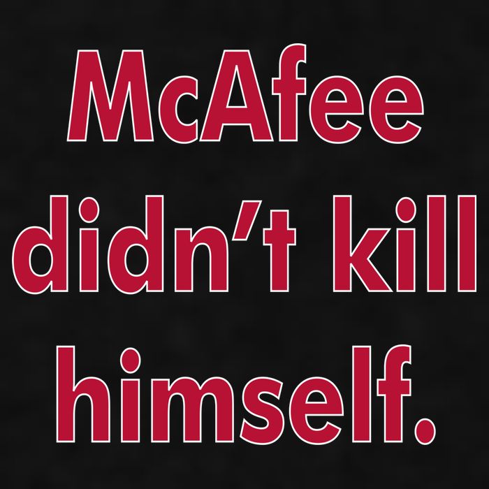 McAfee Didn't Kill Himself Ladies PosiCharge Tri-Blend Wicking Tank