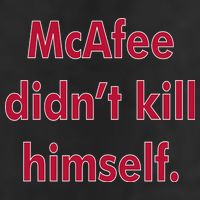 McAfee Didn't Kill Himself 7 Panel Mesh Trucker Snapback Hat