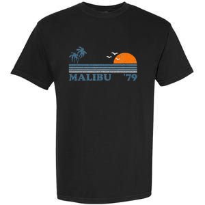 Malibu California Beach Retro Sun Surfing 70S Gift Garment-Dyed Heavyweight T-Shirt