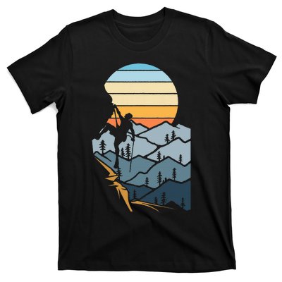 Mountain Climber Boulder Sports Hobby Rock Climbing T-Shirt