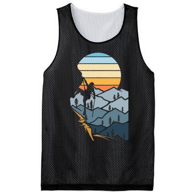 Mountain Climber Boulder Sports Hobby Rock Climbing Mesh Reversible Basketball Jersey Tank