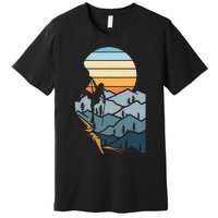 Mountain Climber Boulder Sports Hobby Rock Climbing Premium T-Shirt