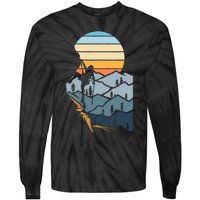 Mountain Climber Boulder Sports Hobby Rock Climbing Tie-Dye Long Sleeve Shirt