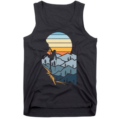 Mountain Climber Boulder Sports Hobby Rock Climbing Tank Top