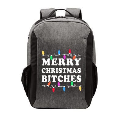 Merry Christmas Bitches Inappropriate Christmas Vector Backpack