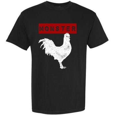 Monster Cock Big Dick Energy Funny Chicken Gift Garment-Dyed Heavyweight T-Shirt