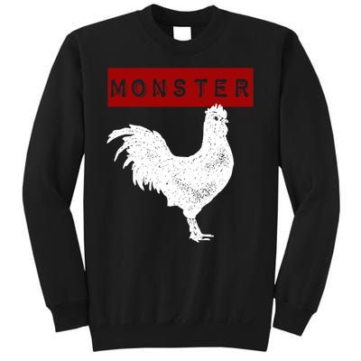 Monster Cock Big Dick Energy Funny Chicken Gift Sweatshirt