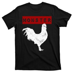 Monster Cock Big Dick Energy Funny Chicken Gift T-Shirt