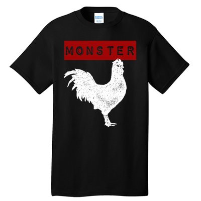 Monster Cock Big Dick Energy Funny Chicken Gift Tall T-Shirt