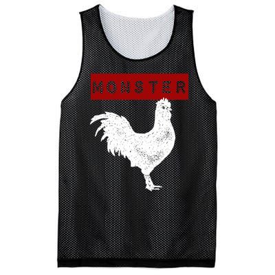 Monster Cock Big Dick Energy Funny Chicken Gift Mesh Reversible Basketball Jersey Tank