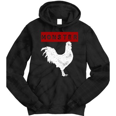 Monster Cock Big Dick Energy Funny Chicken Gift Tie Dye Hoodie