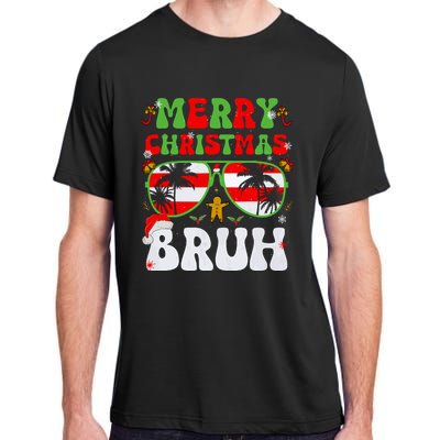 Merry Christmas Bruh Xmas Santa Claus Snow Groovys Boy Adult ChromaSoft Performance T-Shirt